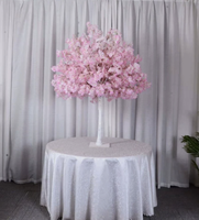 Arbre artificiel de cerisier en fleurs réaliste de 1,5 m, centre de table, feuilles en soie, longue durée, pour mariage et remise de diplôme