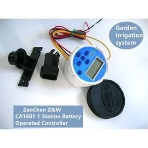 Temporizador de riego digital de 9V CC con batería, automático, para jardín exterior, para sistema de riego por goteo - Product Image 5