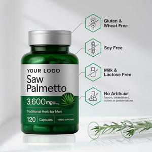 Gergaji kekuatan tinggi <span class=keywords><strong>Palmetto</strong></span> 3600mg kapsul antioksidan untuk pria & dewasa Formula Herbal tradisional GMP bersertifikat - Product Image 5