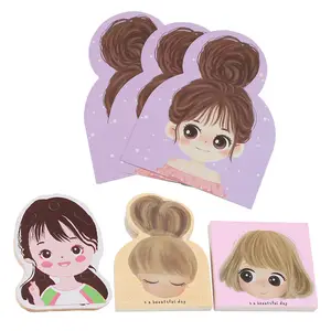 Wholesale Scruchin Hair Jewelry Accessory Packaging Display Card Cute Girl Kids Hair Bow Accessories Packaging Card For DIY