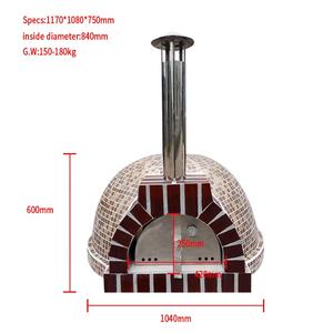800 درجة المحمولة كبيرة البيتزا الطين أفران المنزل في الهواء الطلق فرن البيتزا الخشب أطلقت طليق للأغذية شاحنة - Product Image 3