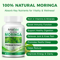ArtoaLabs Grosir Kapsul Moringa Suplemen Superfood Hijau Antioksidan Pendukung Pencernaan & Imunitas Kapsul Moringa Oleifera
