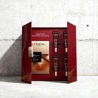 Caixa de Embalagem Cosmética de Luxo, Caixa de Presente Premium com Dupla Abertura, Conjunto de Cuidados com a Pele para o Dia dos Namorados com Estampa