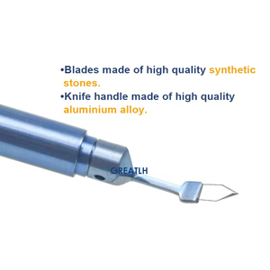 Ferramentas Cirúrgicas Oftálmicas Lâmina de Titânio para Córnea Lâminas de Safira Facas Lâminas Cirúrgicas - Product Image 4