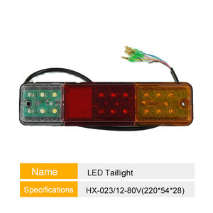 12V -<span class=keywords><strong>80V</strong></span> luz trasera Led montacargas luz trasera lámpara de giro 220*54mm 220/12-<span class=keywords><strong>80V</strong></span> (* 54*28) luz trasera utilizada para montacargas - Product Image 4