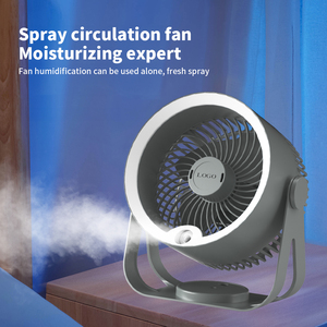 Sương mù <span class=keywords><strong>fan</strong></span> với bể nước LED ánh sáng di động quạt làm mát cho ngoài trời không khí trong nhà lưu thông USB có thể sạc lại - Product Image 3