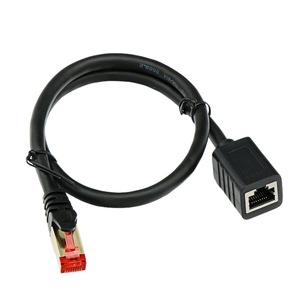 Category 7 network extension <b>cable</b>, <b>RJ45</b> male to female, CAT7 10 Gigabit industrial-grade network extension <b>cable</b> with shielded - Product Image 1