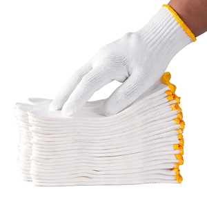 Gants de travail de sécurité en coton blanc et polyester imprimés sur mesure pour le jardinage, Guantes De Trabajo Para Hombre Mujer - Product Image 1