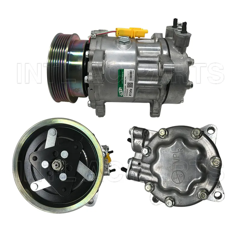 サンデン Sd7v16 と互換性のあるコンプレッサー プジョー 206 306 406