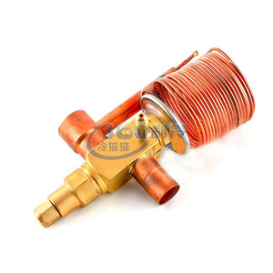 วาล์วขยายตัว Emerson 22 ตัน R22 แบบสมดุลภายใน ควบคุมสารทำความเย็นแบบสามทาง - Product Image 1