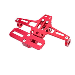 Soporte de Matrícula Ajustable para Motocicleta de Gran Cilindrada de Aleación de Aluminio Modificada - Product Image 5