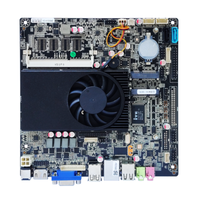 Motherboard ITX Mini Tiongkok QM6600-UA prosesor Cpu 2th dan 3th Gen Core I3 I5 I7 dengan ram Ddr3 8GB untuk papan industri