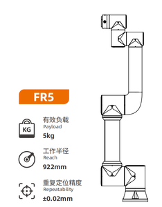 Robot Colaborativo de Seis Ejes FR5, Nuevo, con Motor, PLC y Componentes Centrales para Aplicaciones Industriales, 1 Año de Garantía - Product Image 3
