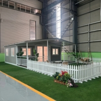 Casa Contenedor Expandible Prefabricada de Lujo al por Mayor, Portátil, de 20, 30 y 40 pies, Diseño Moderno, Transpirable, con Baño