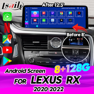 Écran sans fil CP <span class=keywords><strong>AA</strong></span>/Android Lsailt 8 + 128 Go pour système d'infodivertissement LEXUS RX 2020-2022 inclus Net-Flx, Spotify, Google Map - Product Image 2
