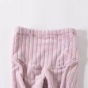 Vêtements de nuit de maternité pantalons vêtements chauds pour <span class=keywords><strong>femme</strong></span> <span class=keywords><strong>enceinte</strong></span> vêtements de nuit <span class=keywords><strong>velours</strong></span> corail pyjamas décontractés hiver pyjamas pantalons chauds - Product Image 3