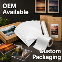 Papier photo RC pour impression de photos, détails fins et nettoyants, format 5R, brillant, imprimable jet d'encre, taille personnalisée, fourniture d'usine