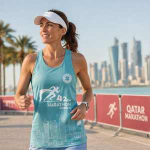 Chaleco de Maratón Personalizado para Mujer, Serie de Carreras de 5km/21km/42km, Venta al por Mayor, 100% Poliéster, Malla Bird Eye, Impresión por Sublimación Completa, Transpirable - Product Image 5