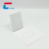 Blanc Acrylique Pvc Nfc Table Stand Ntag213 Ntag215 Ntag216 Google Review Nfc Stand Nfc Menu Carte