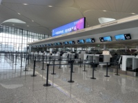 Support de ceinture d'aéroport de contrôle de foule empilable avec Base de roue