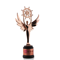 Nouveau trophée de la Statue de l'ange doré Offre Spéciale, trophée de danse, artisanat en métal pour cadeau Souvenir