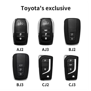 Étui de clé de voiture en TPU Gold Line gratuit pour Toyota CHR Rav4 Auris <span class=keywords><strong>Aygo</strong></span> Camry Corolla Land Cruiser Prado Crown Riez Accessoire de clé - Product Image 2