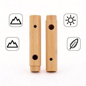 Flûte d'oiseau hibou en bambou faite à <span class=keywords><strong>la</strong></span> main, sifflet d'extérieur, embout buccal, effets sonores forestiers, instrument <span class=keywords><strong>de</strong></span> guérison sonore ASMR, tube sonore - Product Image 3