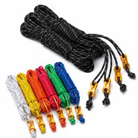 Cordon de tirage en fibre de polypropylène Minghua réfléchissant pour tente de camping et usage industriel 2-8 mm