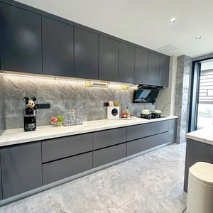 OEM модульный полный комплект кухонный шкаф для хранения деревянная стена кухонный шкаф мебель с островом - Product Image 1