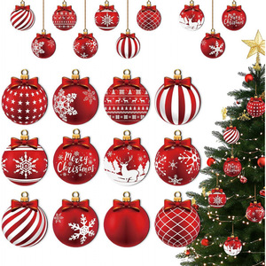 Set de Adornos Navideños Creativos de Madera para Decoración de Árboles de Navidad, Decoración para Fiestas en Casa, Adornos - Product Image 1