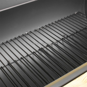 SEJR Moveable Trolley <strong>Barrel</strong> Barbecue Charcoal <strong>BBQ</strong> <strong>Grill</strong> With Lid 102x62x113cm - Product Image 4