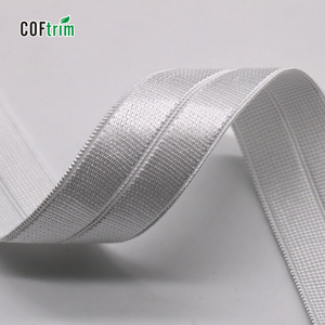 Bán Buôn Shiny Đàn Hồi Ràng Buộc Gấp Trên Băng Đàn Hồi Chất Lượng Cao Satin Ribbons Đàn Hồi Tùy Chỉnh Ribbon Cho Đồ Lót - Product Image 4