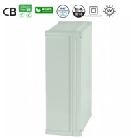 Boîtier extérieur étanche UL94-V0 380x280x130mm IP67 boîte de jonction matériel en acier plastique PC/ABS Instruments électroniques IP65