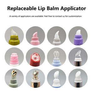 Applicateur en silicone souple D19mm pour soins des lèvres, tube de baume à lèvres, emballage cosmétique en plastique - Product Image 3