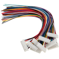Câble personnalisé avec connecteur JST, adaptateur 2.0 Molex Pico Blade Microfit, pas de 2,54 mm, 10 conducteurs en cuivre, gaine PVC, pour moto et automobile