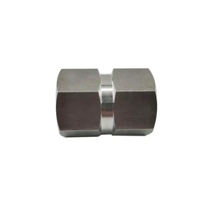 Paslanmaz çelik altıgen vida kaplin, yüksek basınç 1/2 inç. X 1/2 inç Dişli NPT - Product Image 2