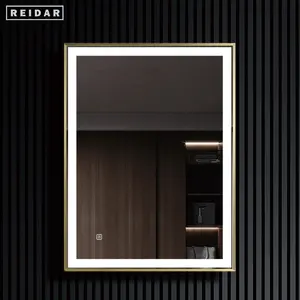Luxury Backlit Mirror Led Bath Mirror Wall Mounted Bathroom Mirror With Lights