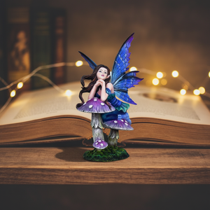 Statua di Angelo a Grandezza Naturale in Resina, Scultura di Fata da Giardino, Ornamenti Artistici per Esterni - Product Image 3