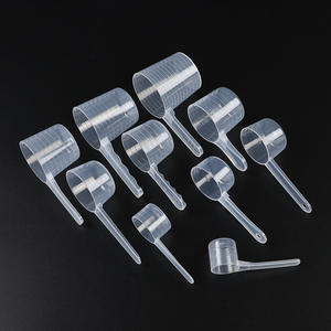 Cuchara Medidora de Plástico Transparente de Grado Alimenticio, Moderna, para Líquidos y Polvos - Product Image 2