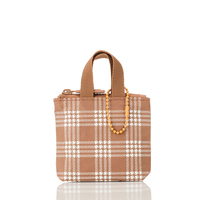 Aloha Classic Grid Mini Tote Tyvek Porte-monnaie Porte-clés Dupont Papier Petit sac à monnaie avec porte-clés