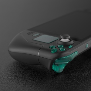 EXtremeRate - Juego Completo de Botones de Repuesto Transparentes en Verde Esmeralda para la Consola Portátil Steam Deck LCD - Product Image 3