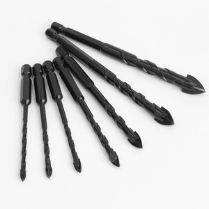 LAVIE Four Bladed Drill Bit Hex Shank Metric Jobbers Length For Ceramic <b>Tile</b> <b>Sheet</b> Metal Nonferrous Metals - Product Image 3