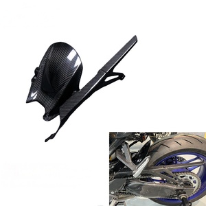 Garde-boue arrière en fibre de carbone sèche 3K ZHONGHONG pour Yamaha MT09 2024-2026, remplacement direct du garde-boue d'origine, garantie 180 jours - Product Image 1