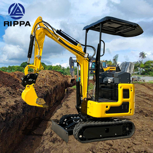 Rippa New Micro Khai Quật máy trái đất di chuyển máy móc nhỏ Digger máy xúc với điều hòa không khí - Product Image 6