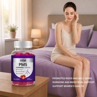 Fournisseur d'usine Distributeur Stock B2B Bonbons Gommeux Dong Quai Gingembre PMS Cohosh Noir Onagre Énergie Naturelle Immunité