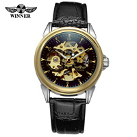 Fabricant de montres pour hommes de luxe à marque privée OEM, faible MOQ, montre mécanique de loisirs, mode, cuir, affaires, T-winner