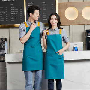 Produttore personalizzato grembiule Hotpot ristorante lavoro cucina bavaglino Logo stampato grembiule Catering - Product Image 6