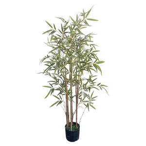 Nouveau Style pas cher prix vert artificiel extérieur bambou feuille plantes prix arbre vente chaude en plastique artificiel bambou arbre plante - Product Image 5