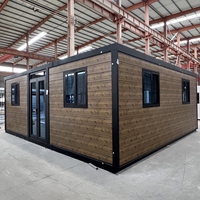 Chine Vente en gros Maison conteneur extensible Design pliable de 20 pieds Maison minuscule bon marché Maison modulaire mobile préfabriquée portable