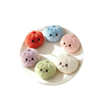 Jouets porte-clés anti-stress en peluche en forme de petits pains vapeur mignons, boîtes mystères, ornements, cadeaux pour jeunes de 15 à 35 ans